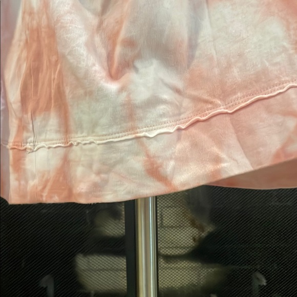 Time and Tru Pink and White Long Sleeve Boxy Sweatshirt - Picture 4 of 10